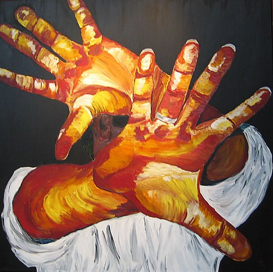 100 * 80 cm - Acryl auf Leinwand