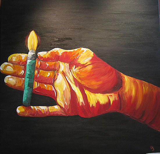 80 * 100 cm - Acryl auf Leinwand